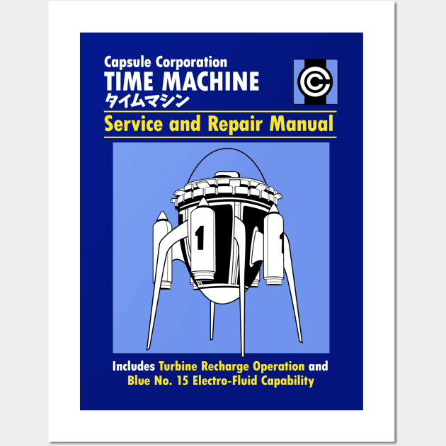 Time Machine Manual Wall Art by OtakuTeez